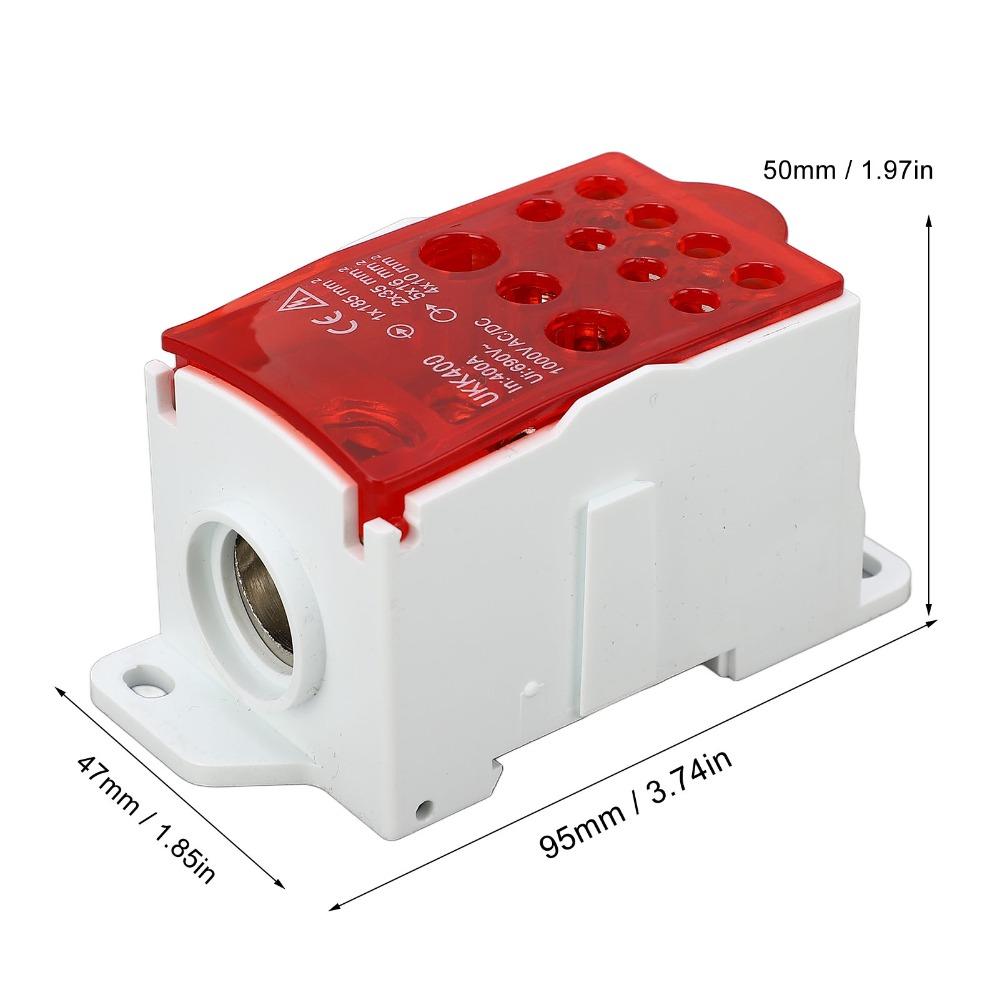 690V DIN Rail Distribution Box 400A Main Line Junction Box High Voltage Applications