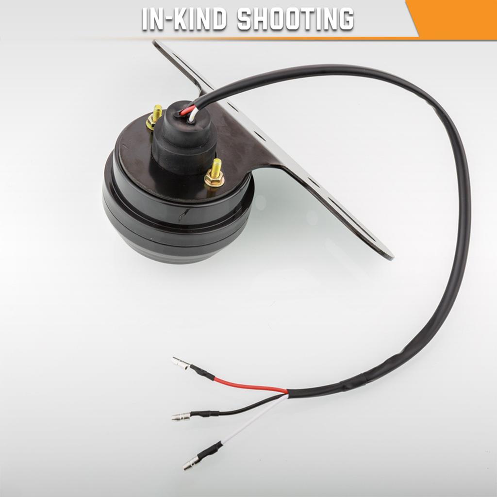 Motorcycle Tail Light Brake Light with License Plate Bracket Integrated Running Lamp Universal