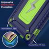 For Samsung Galaxy Tab A9+ Case Kickstand PC + Silicone Tablet Cover with Shoulder Strap