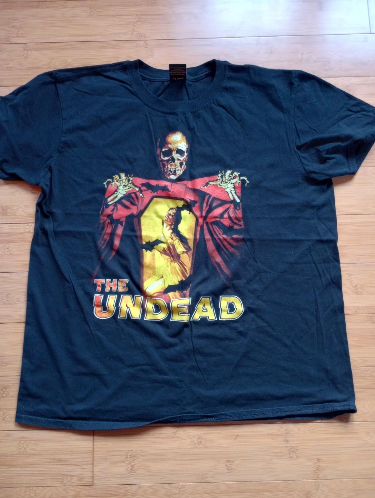 The Undead 1957 Movie Shirt Official Plan 9 Horror Fantasy Cinema 50 s Skeleton XL