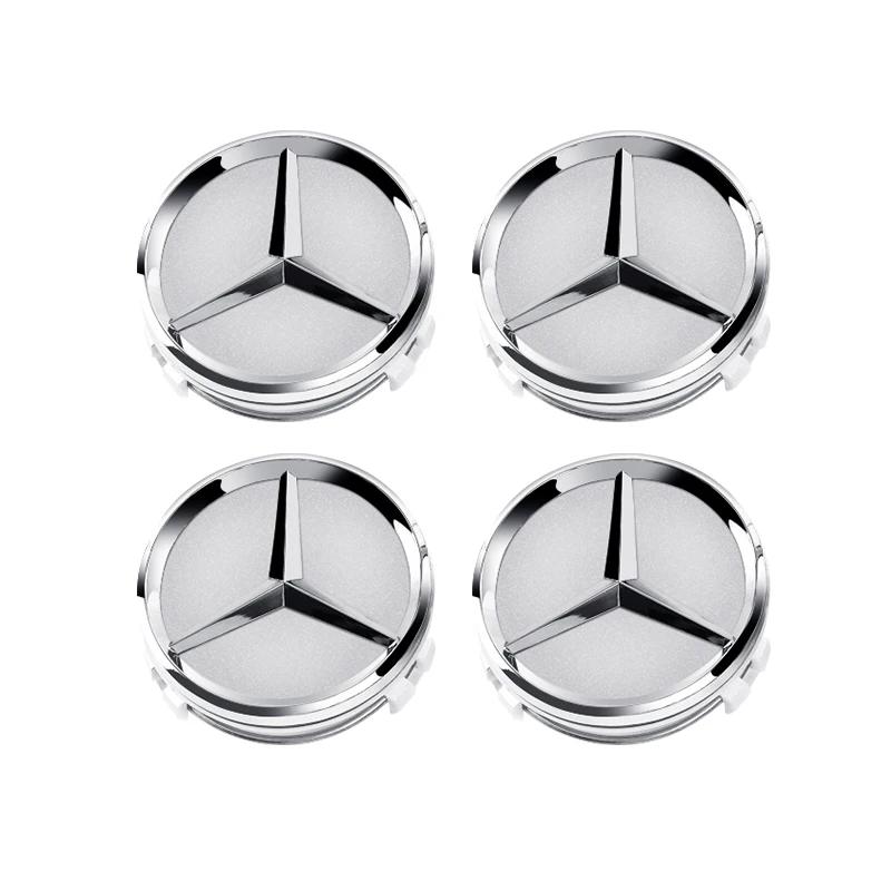

ABS4pcs 60mm Car wheel Hub Cap Emblem badge Mercedes Benz C180 E300 GLC W163 W166 W167 W204 W205 W212 W213 X253 W117 W176 W164