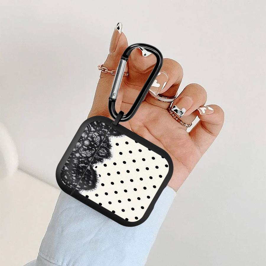 Lace Flowers Earphone Cases Cover Case For Airpods 3 4 2 Pro3 Pro2 Pro 1