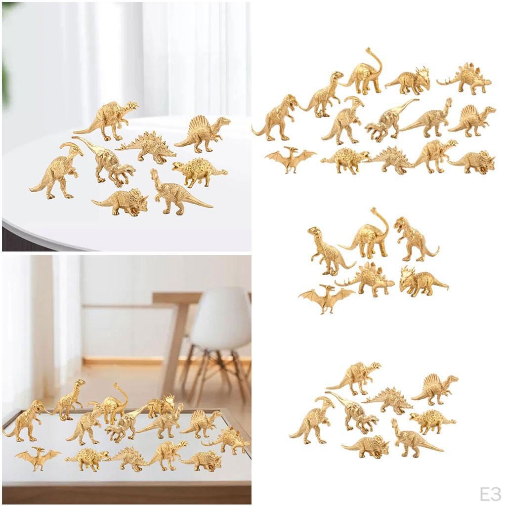 Hollow Prehistoric Dinosaur Toy Playset Figures Props Toys Party Favors Collectibles Ages 3+