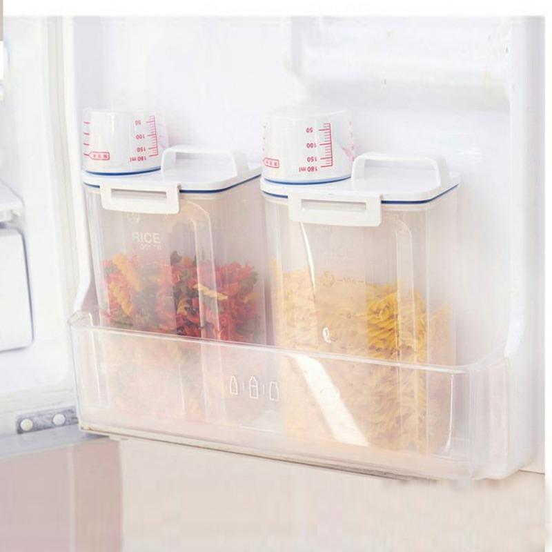 Sealed Jar Portable Miscellaneous Grain Jar Kitchen And Household Transparent Storage Box Pet Food Moisture-proof Grain Bucket