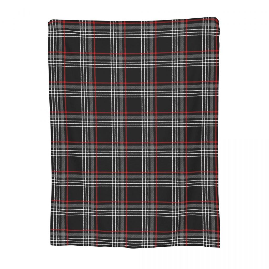 Tartan Flannel Throw Blanket  Soft Warm  Bedspread for Bed Living Room Picnic Travel Sofa