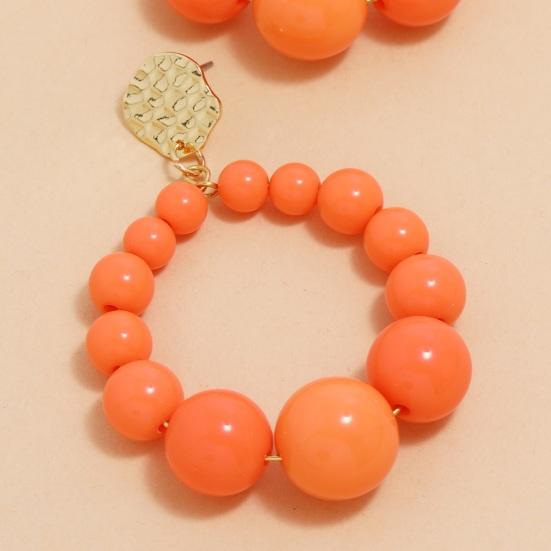 Boucles d'oreilles pendantes sauvages Couleurs vibrantes Décoratives non allergiques