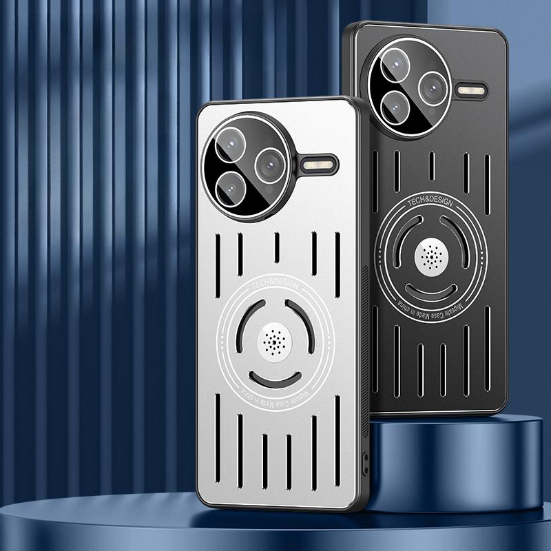 Für POCO F7 Ultra Cooling Wärmeableitung Hartmetall-Telefonhülle für Xiaomi POCO F7 Pro POCOF7 Ultra Stoßfeste Panzerschale