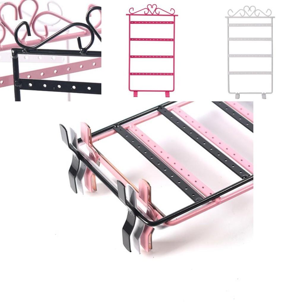 Long-lasting Iron Metal Earring Stand Rectangle Shape Perfect For Displaying Jewelry