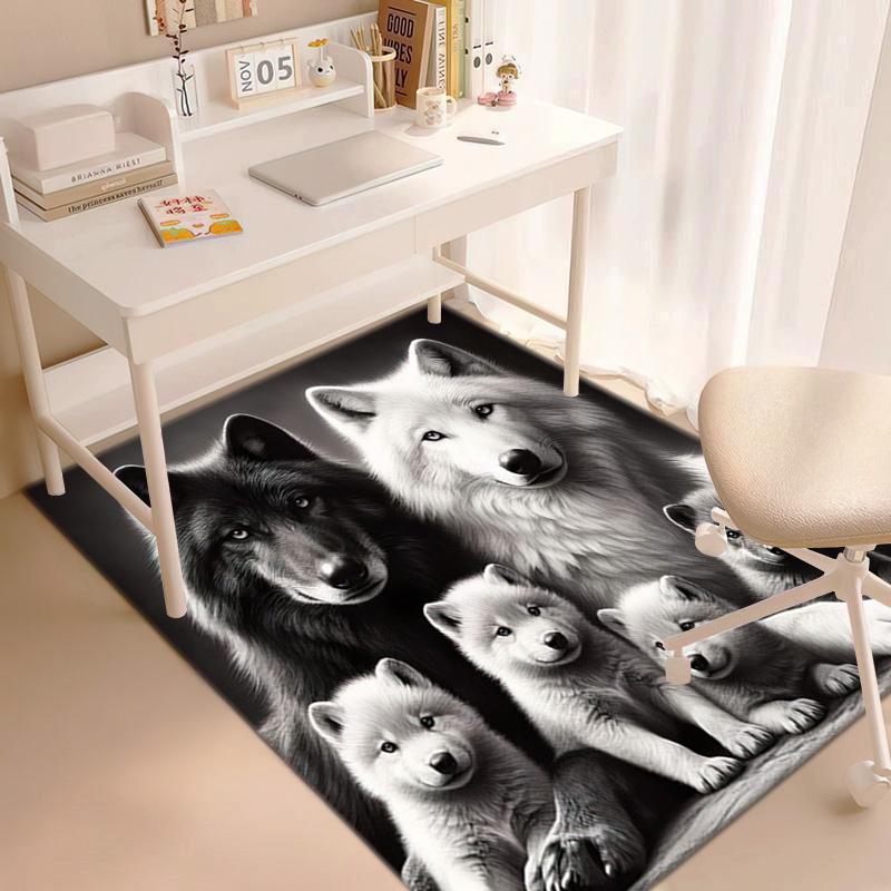 Wild Bears Mountainous Terrain Carpet Is Suitable For Living Room And Bedroom Doormats Office Balcony Decorative Carpet A6