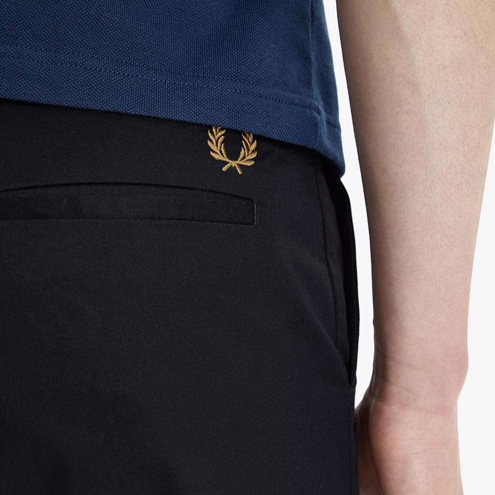 FRED PERRY [Sharp] Slim Fit Twill Trousers - Black Afpm261T301-102
