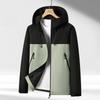 New single-layer jacket spring and autumn couple outdoor sports windproof waterproof jacket trendy casual color matching jacket