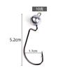 5 ks 3,5g/5g/7g/10g Odkrytá jigová hlavička Rybářský háček Měkká nástraha Háček na ryby Jigging Crankový háček Rybářské potřeby na lov okouna a štiky