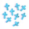 Pack of 19 Crystal Crosses Charm Holeless Design Natural Energy Enhancers for Meditations Home Office Desk Decors Craft