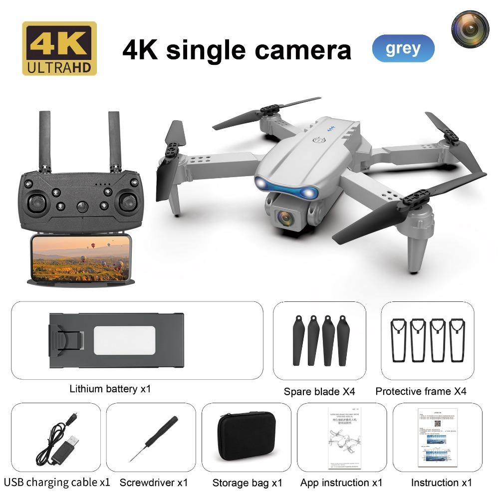 Single/Dual Mini Drohne 4K HD Kamera HD Höhenhaltung Faltbarer Quadcopter Neues RC Flugzeug