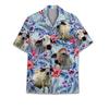 Funny Cow 3D Printed Shirt Hawaii Hawaii 2025 Short Sleeve Lapel