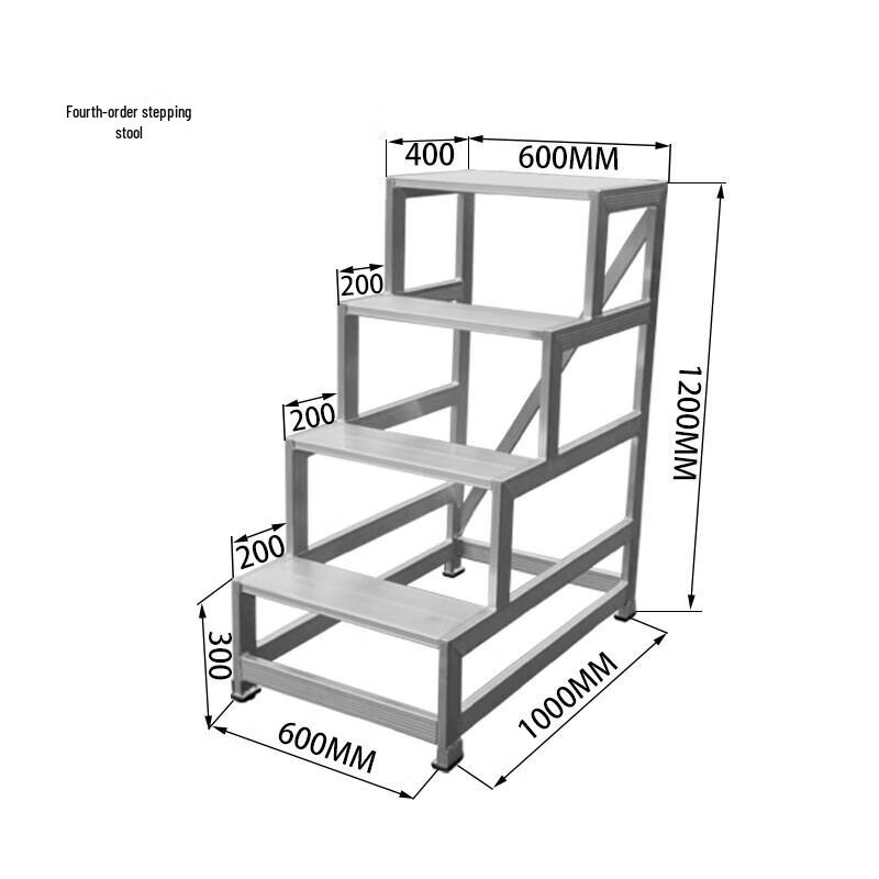 HuaWeiLong Aluminum Alloy Step Ladder