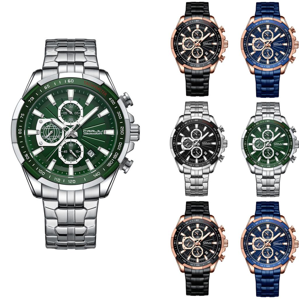 Men's Waterproof Luminous Running Alarm Clock Watch