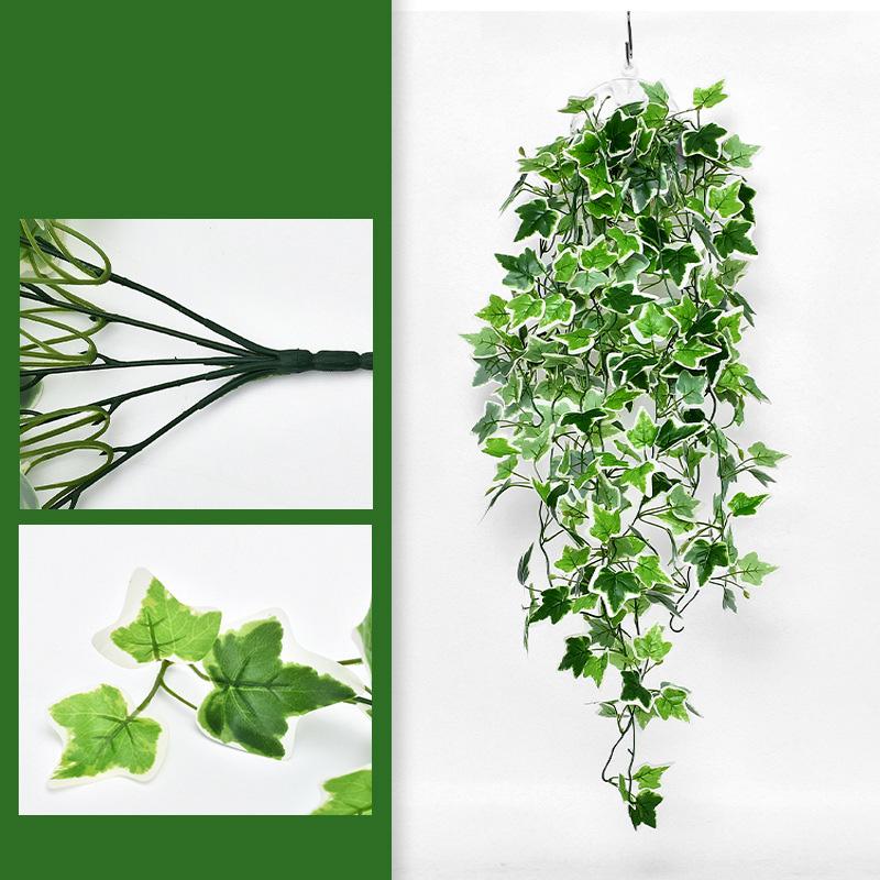 1PC Wand Hängen Pflanzen Künstliche Pflanzen Hängen Pflanzen Zweig Garten Hochzeit Decor