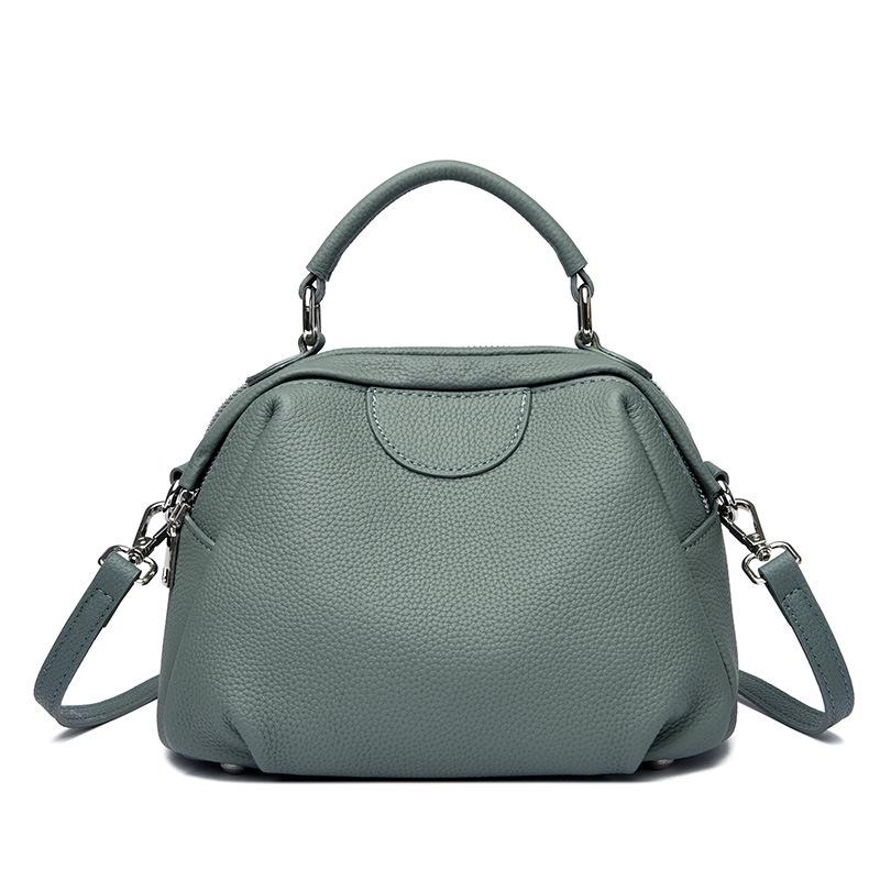 Genuine Leather Women's Bag Versatile Shoulder Bag Large-capacity Crossbody Bag Retro Commuter Handbag