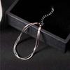 Fashion Multilayer Snake Bone Chain Bracelet For Women Simple Silver Color Geometric Bracelets Jewelry Party Gift