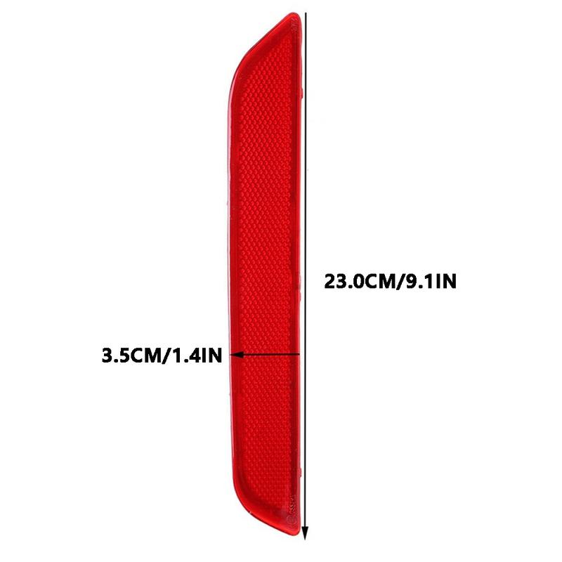 Car Rear Bumper Reflector Left Right  Side For Ford Mondeo MK4 2007-2010 Red Lens Rear Bumper Tail Light Reflector Accessories