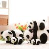 Adorable Miniature Panda Plush Toy Soft Stuffed Animal Cuddly Black White Doll