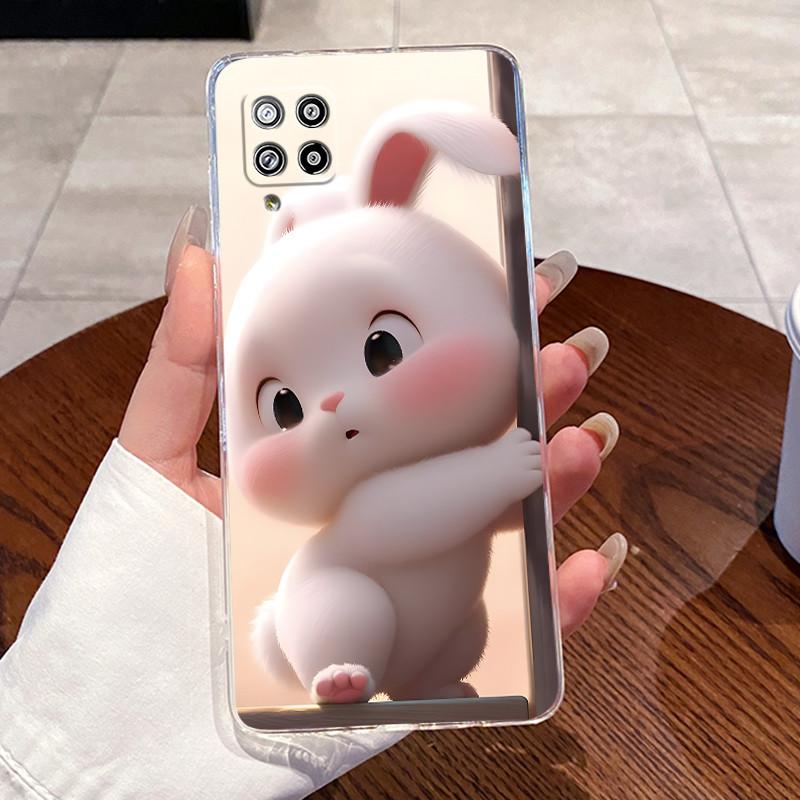 Casing For Samsung A42 5G Case A426B Aesthetic Fashion Cute Cat Transparent Soft TPU Cover For Samsung Galaxy A42 5G Phone Case