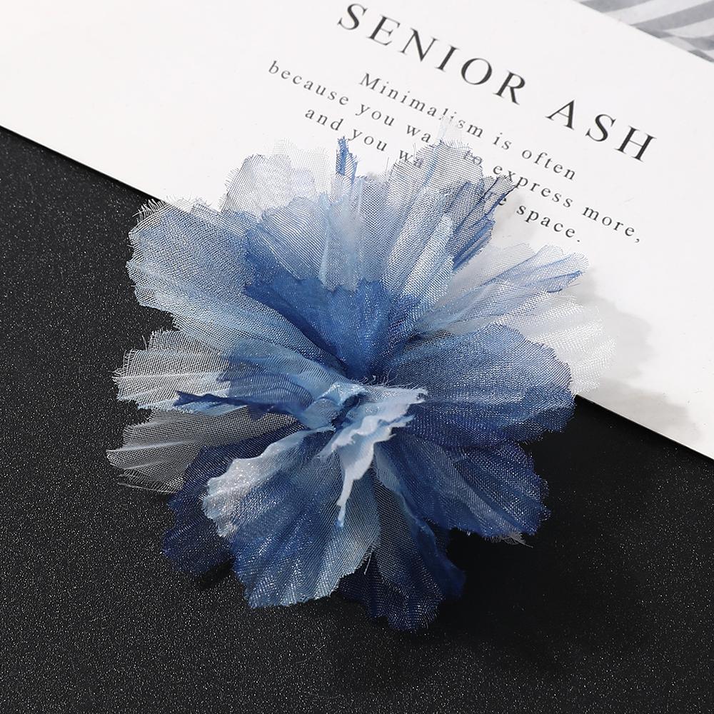 10Pcs 3D Flower Organza Lace Patches Applique For Bridal Wedding Dress Home Gradient Lace Trim Sewing Accessories Room Decora