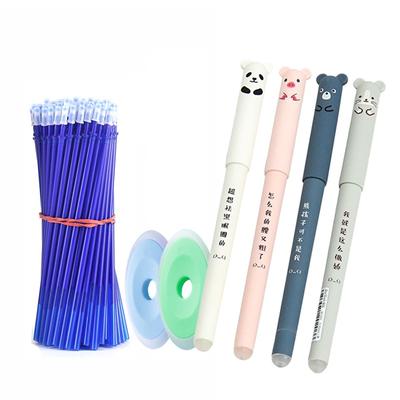 26 Teile/satz Kawaii Löschbaren Gel Stift 0,5mm Löschbaren Stift Minen Stangen Waschbar Griff Schule Bürobedarf Schreibwaren