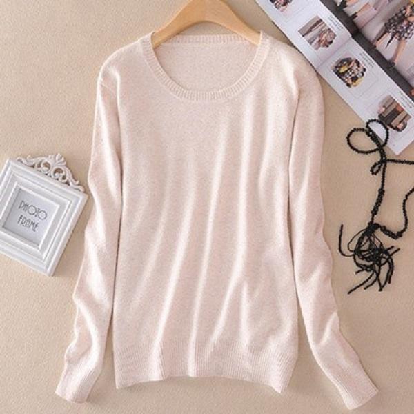 Autumn Winter Sweater Women Long Sleeve O-neck Knit Tops Solid Slim Fit Bottoming Shirt Korean Fashion Pullovers Knitwears