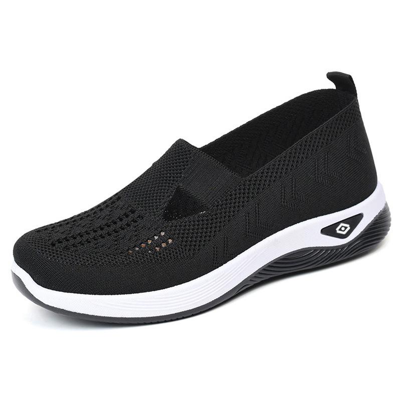 Women's Large-Size Breathable Mesh Shoes with Soft Soles for Comfort