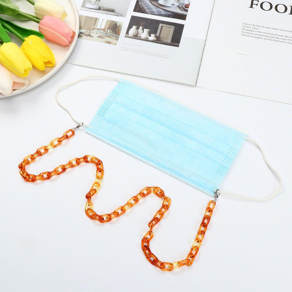 School Office Supplies Anti Slip Acrylic Necklace Strap Sunglasses Lanyards Eyewear Holder Glasses Chain