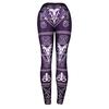 Women Ladies Fashion Printing  High Waist Long Pants Leggings Gothic Pants