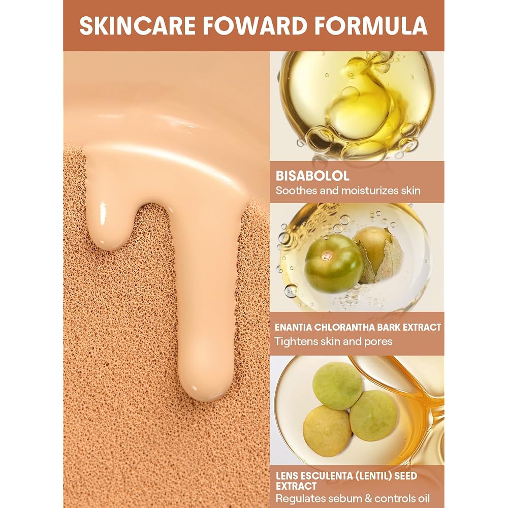 Sheglam Lock & Go Long-Lasting Cushion Foundation Soft Matte Lightweight Waterproof Pore Cover 30ml - Fair