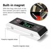 Portable 4*90 IP54 Waterproof and Dustproof Level, High-Precision Angle Finder, Digital Inclinometer, LCD Display, Absolute/Relative Measurement Data