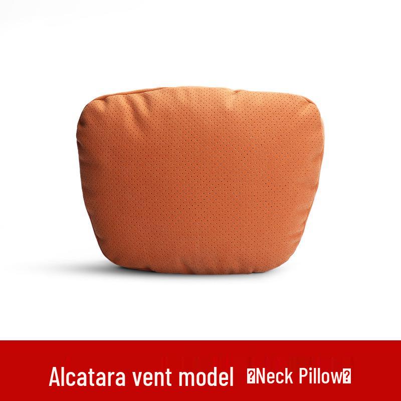 

Maybach Suede Headrest & Neck Pillow, Mercedes S-Class Back Cushion, BMW Lumbar Support.