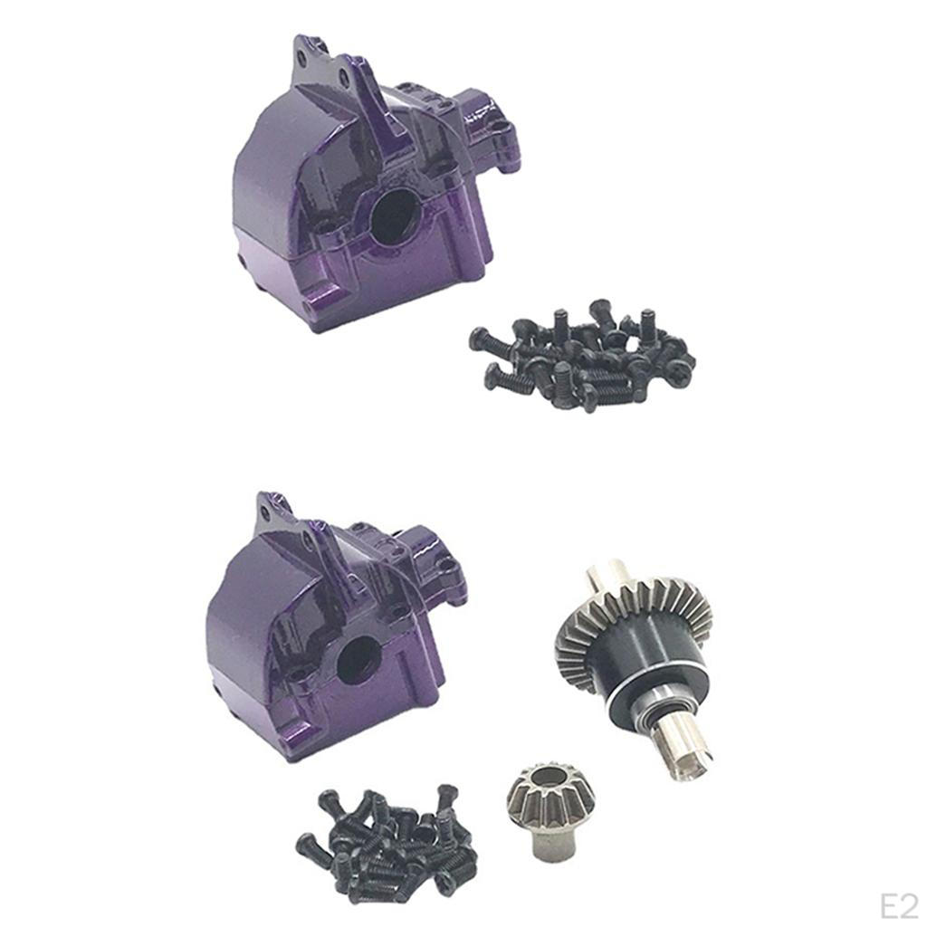 RC Aluminum Alloy Housing Case W/ Screws for 144001 124018 124019 1/14 1/12 Model Crawler Car