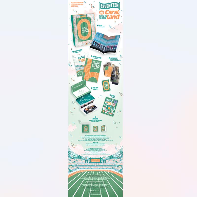 [Pre-order]2025 SVT 9TH FAN MEETING [SEVENTEEN IN CARAT LAND] MEMORY BOOK+(Online Benefit)