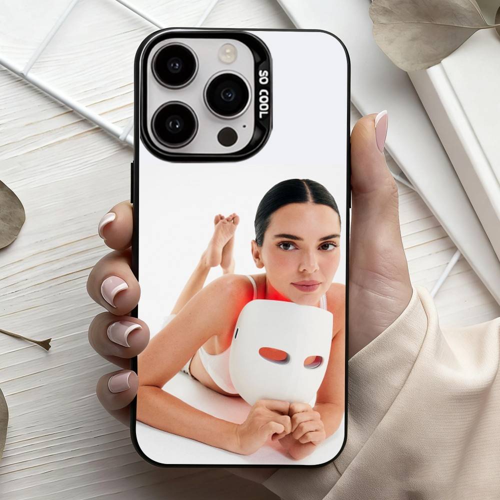 Model K-Kendall Nicole J-Jenner  Phone Case For iPhone17,16,15,14,13,12,11 Plus,Pro Max Black Candy silver phone case