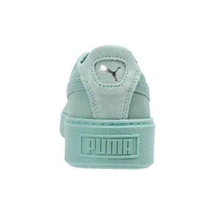 Puma Platform Reset Casual Thick Sole Low Top Sneakers Women Sneakers Mint-Green 363313-03