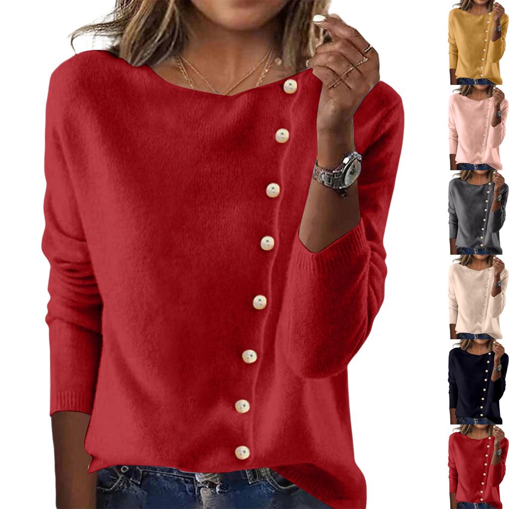 Women's T-Shirt Vintage Floral Print Round Neck Loose Long Sleeve Mid-Length Thumb Leak Top