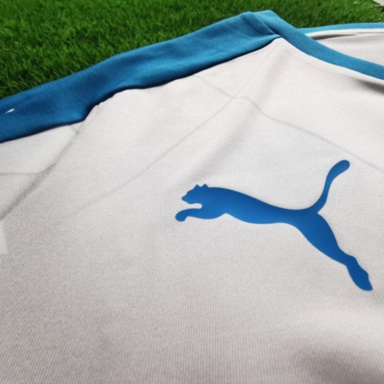 Puma Newcastle United 2015/16 Season Away Color Block V-Neck Long Sleeve Football Shirt Men Tops 747860-02