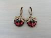Vintage Dragonfly Moonstone Earrings for Women - Antique-Style Jewelry