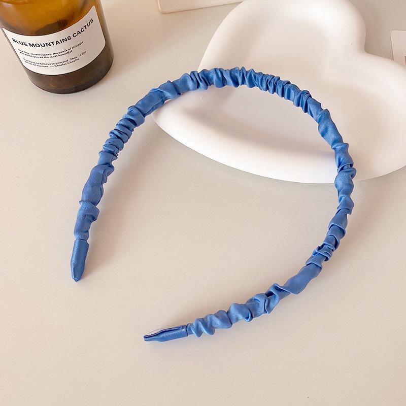 

Korean Style French Pleated Wide Headband - Chic Fragrance Style for Women