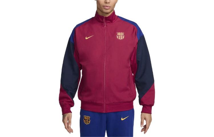 Nike Fc Barcelona Strike Men s Nike Dri-FIT Soccer Track Jacket FJ5427-620 XL