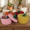 Large Capacity Cotton Rope Storage Basket Decorative Sundries Storage Basket  Bedroom