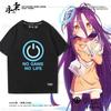 Anime NO GAME NO LIFE Series Print Tshirt for Unisex Women Cotton Tshirt Summer Tops Short Sleeve Tee Daily Clothes Casual T Shirt