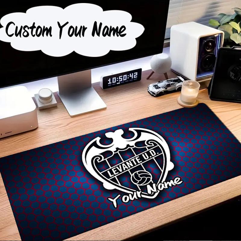 Custom Name Mouse pad Levante Fc Crest Design Mouse Pad Desk Mat, Non-Slip Rubber Backer Pad For Computer Notebook Gaming Mouse Pad Birthday Gift
