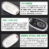 ZANEKO Alto Key Case Compatible Suzuki Wagon R Key Cover Lukes Smart Key Case Key Holder, Silver Black A