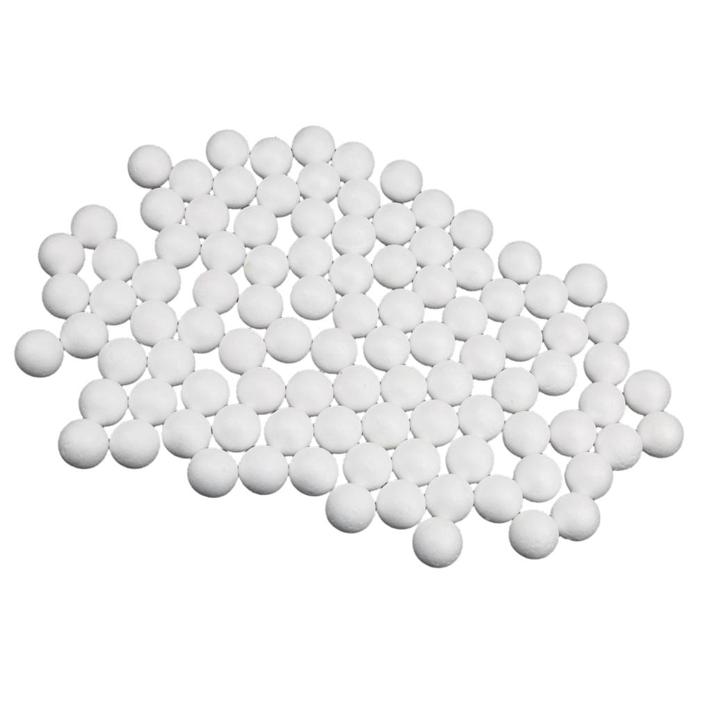 White Foam Balls, Polystyrene Craft Decoration Balls for Model Making, Decoration,